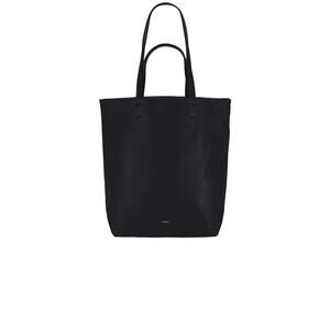 Cuyana Easy Black Leather Tall Tote